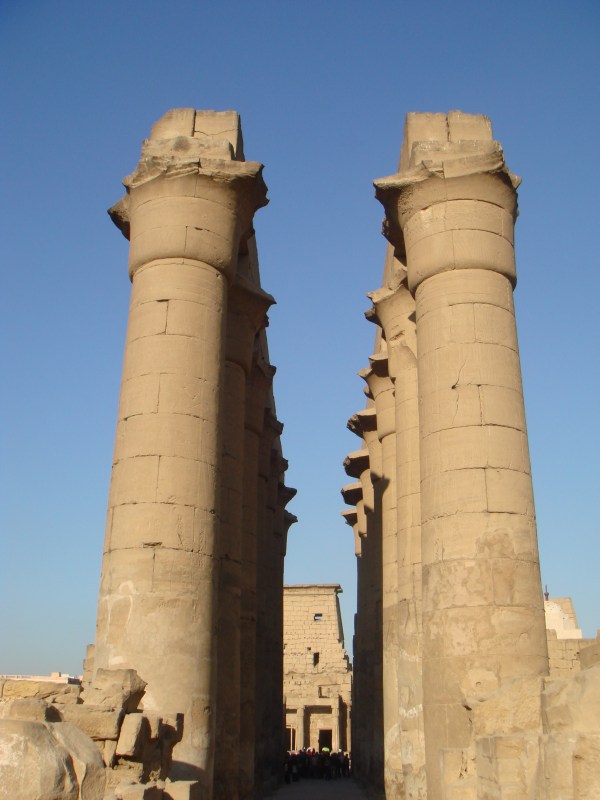 Luxor - One of the entrance ways into the vast temple complex of Karnak