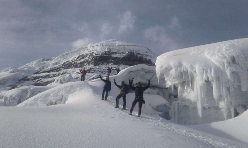 Just before the summit of Cotopaxi Volcano