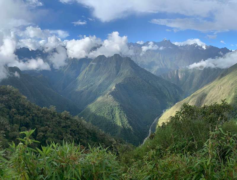 The mountains on the Inca Trail are, along with those around Interlaken in Switzerland, the most beautiful I've seen in the world 
