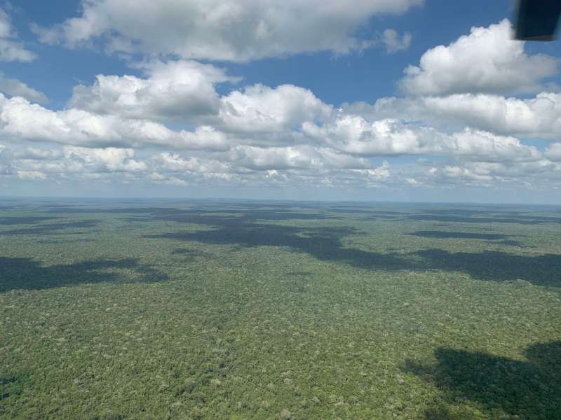 Helicopter trip to El Mirador in the heart of the Guatemalan jungle
