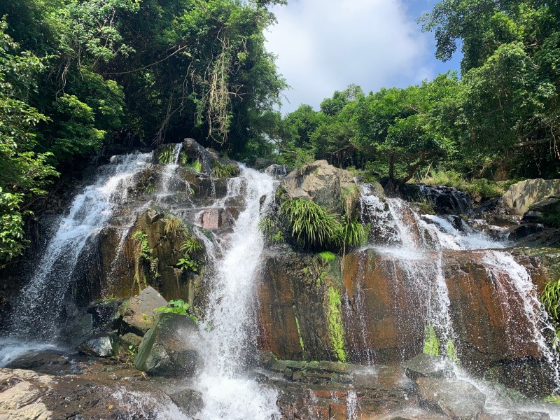 The waterfalls on Luggard Road, the Peak Hong Kong