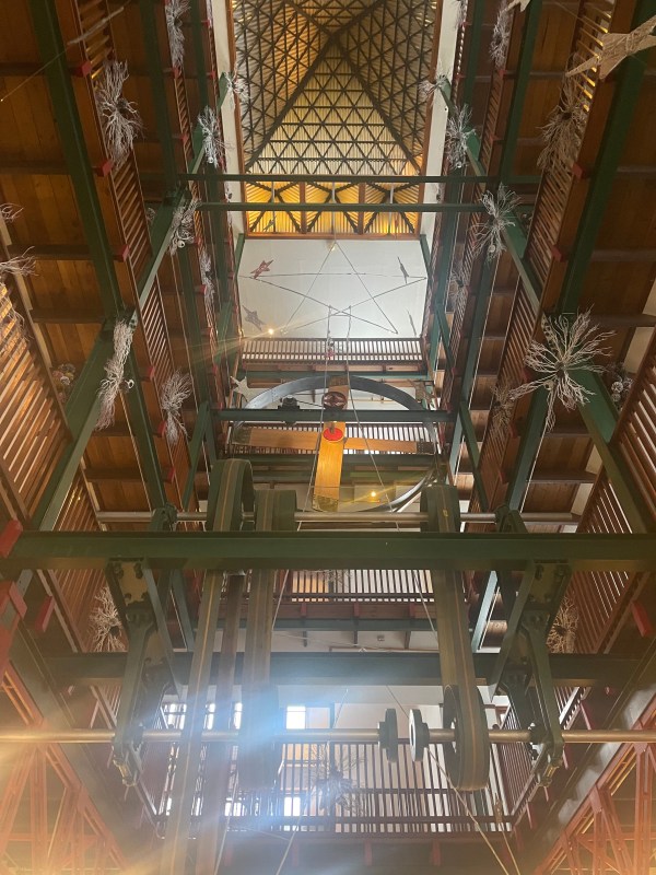 View up to the rafters of the Heritance Tea Factory, Nuwara Eliya's "Little England", Sri Lanka