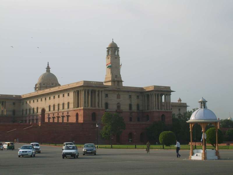 Connaught Place in the centre of Delhi