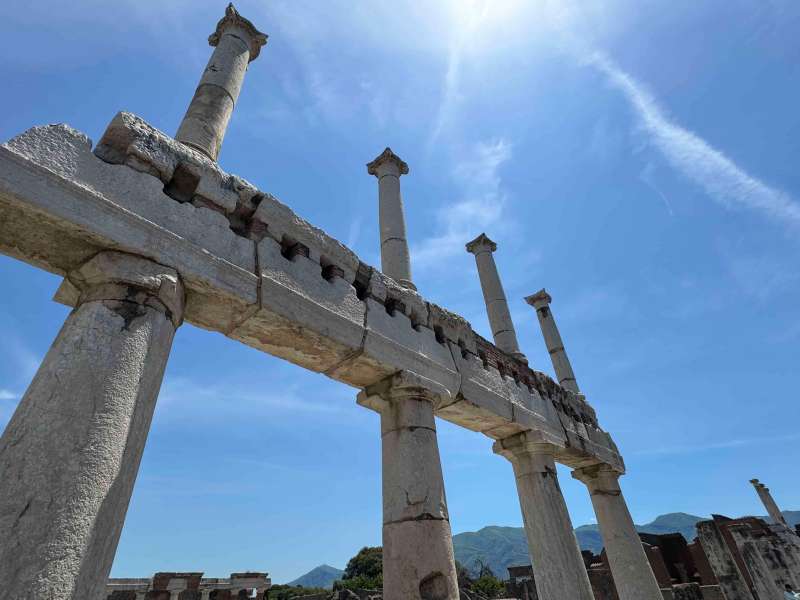Sorrento Peninsular - the old Roman Forum of Ancient Pompeii