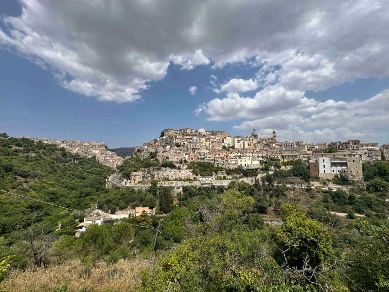 The views on the drive up to Ragusa, Eastern Sicily