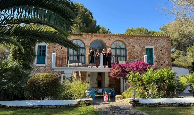Casa Giotto was beautiful and only around 10-15mins from Ibiza Town