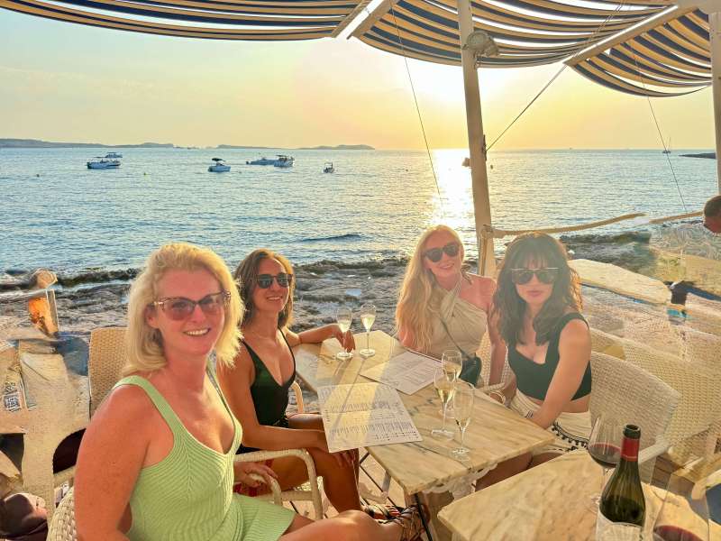 Ibiza #2. Lunch at one of the high end beach bars - Blue Marlin and El Chiringuito (slightly more chilled) won’t let you down