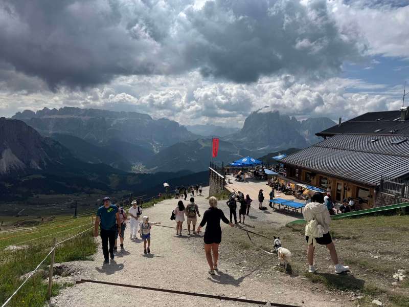 The Dolomites in summer - Busy but beautiful - wandering down the waling routes from the Seceda Ridgeline