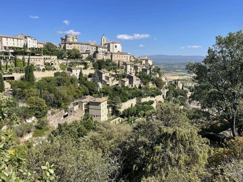 Rural Provence - View over the village of Gordes