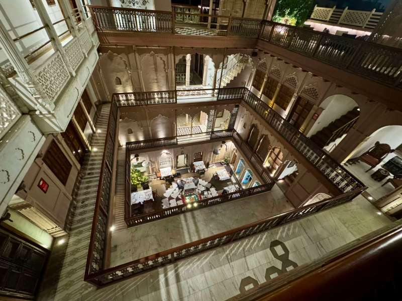 Haveli Dharampura in the middle of Old Delhi, India