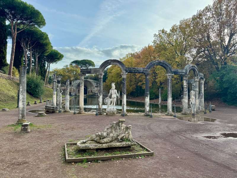The Egyptian section of Hadrian's villa representing the Nile, Rome