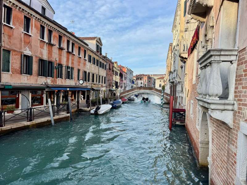 Venice in January - The canals in the northern suburban part of Cannaregio